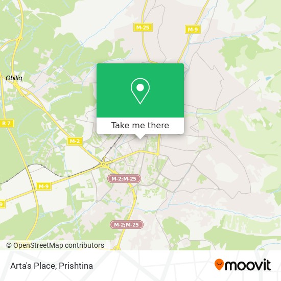 Arta's Place mapa