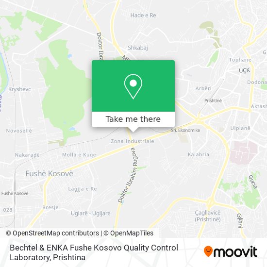 Bechtel & ENKA Fushe Kosovo Quality Control Laboratory map