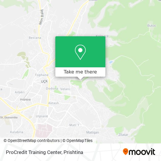 ProCredit Training Center map