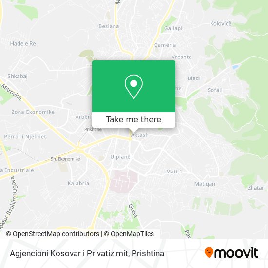 Agjencioni Kosovar i Privatizimit map