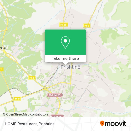 HOME Restaurant map