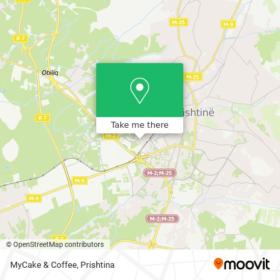 MyCake & Coffee mapa