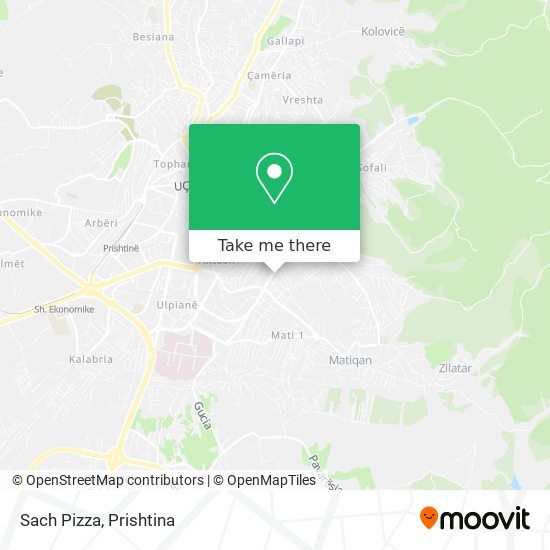 Sach Pizza map