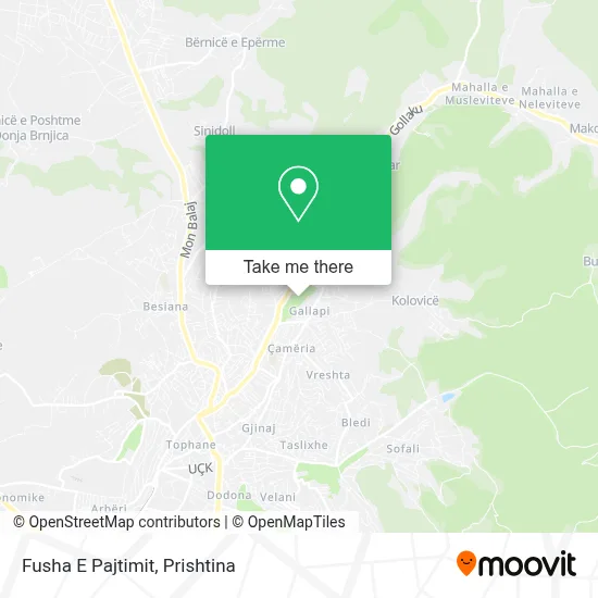 Fusha E Pajtimit map