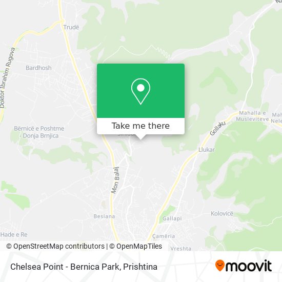 Chelsea Point - Bernica Park map