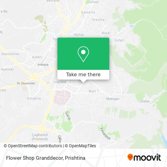 Flower Shop Granddecor map