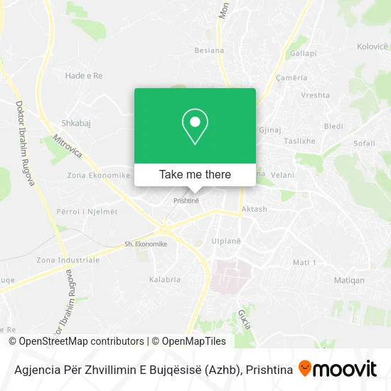 Agjencia Për Zhvillimin E Bujqësisë (Azhb) map