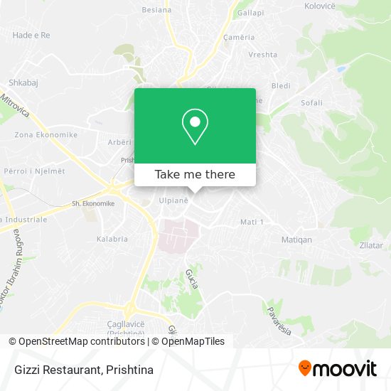 Gizzi Restaurant map