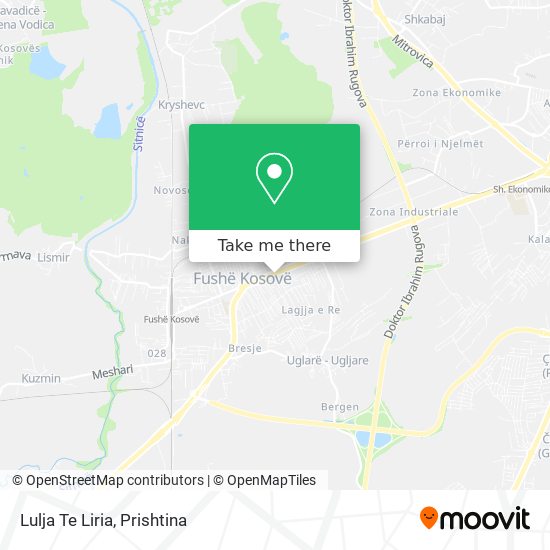Lulja Te Liria map