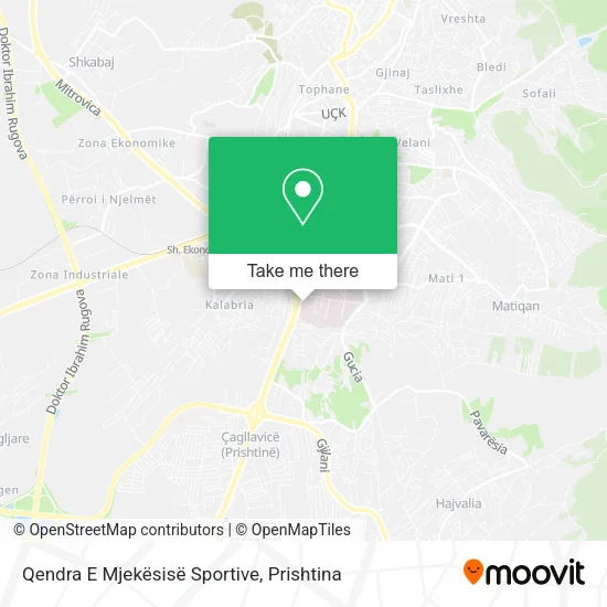 Qendra E Mjekësisë Sportive map