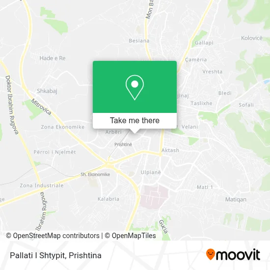Pallati I Shtypit map