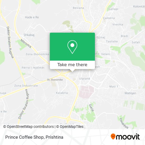 Prince Coffee Shop map