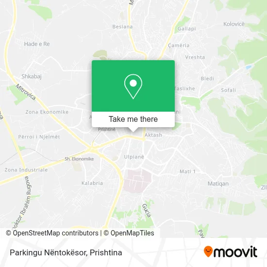 Parkingu Nëntokësor map