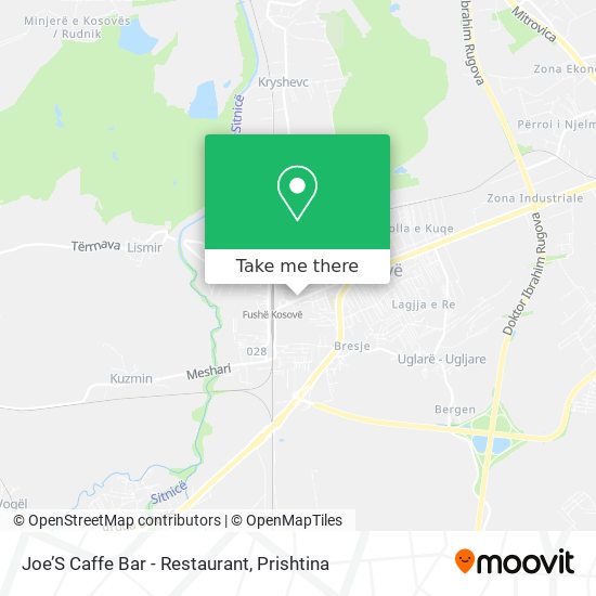Joe’S Caffe Bar - Restaurant map