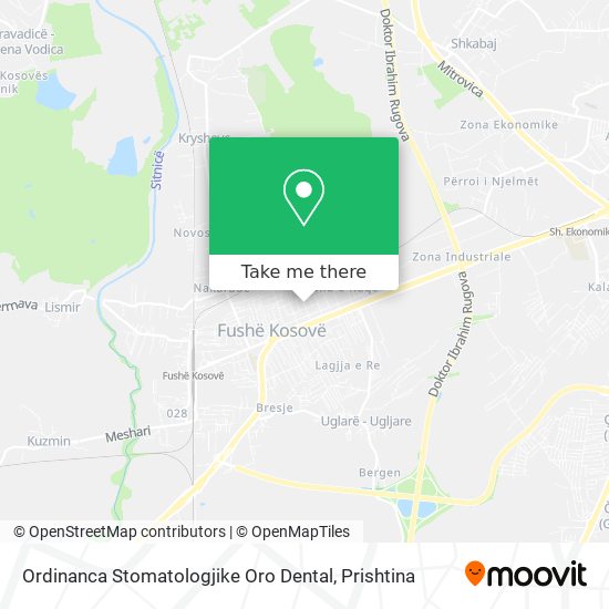 Ordinanca Stomatologjike Oro Dental map