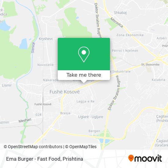 Ema Burger - Fast Food map