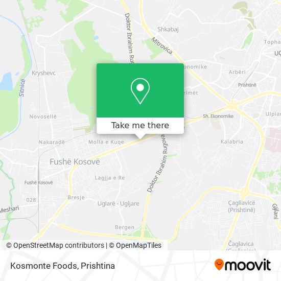 Kosmonte Foods map