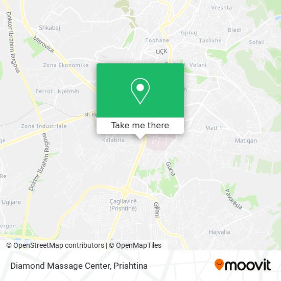 Diamond Massage Center mapa