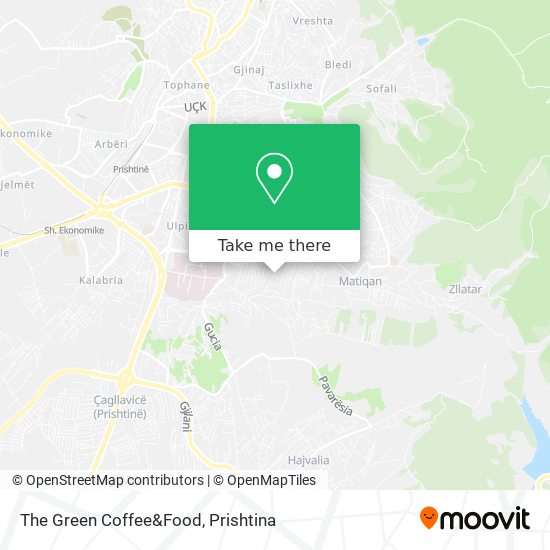 The Green Coffee&Food mapa