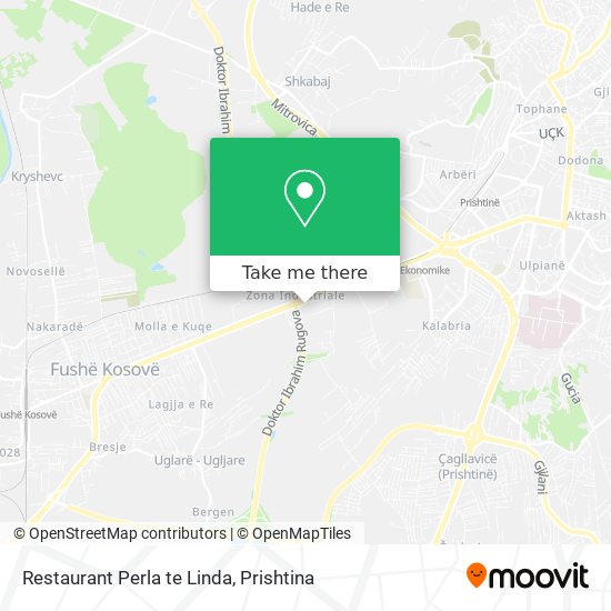 Restaurant Perla te Linda map