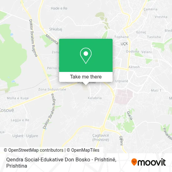 Qendra Social-Edukative Don Bosko - Prishtinë map