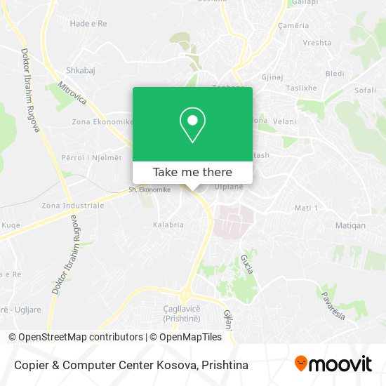 Copier & Computer Center Kosova map