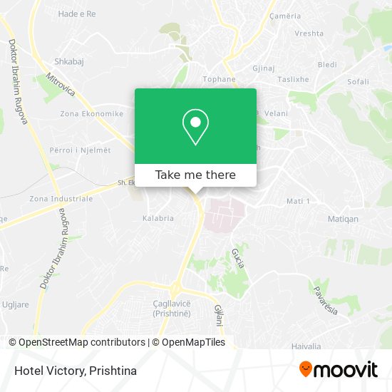 Hotel Victory map