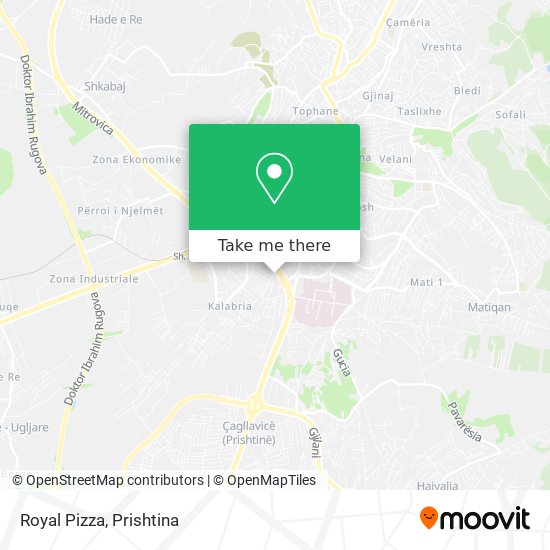 Royal Pizza map