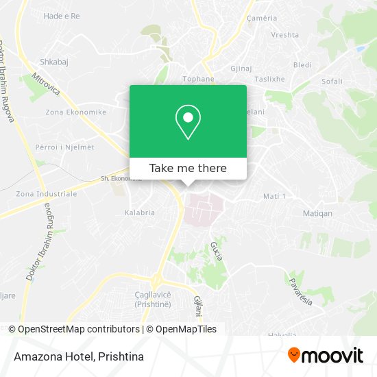 Amazona Hotel map