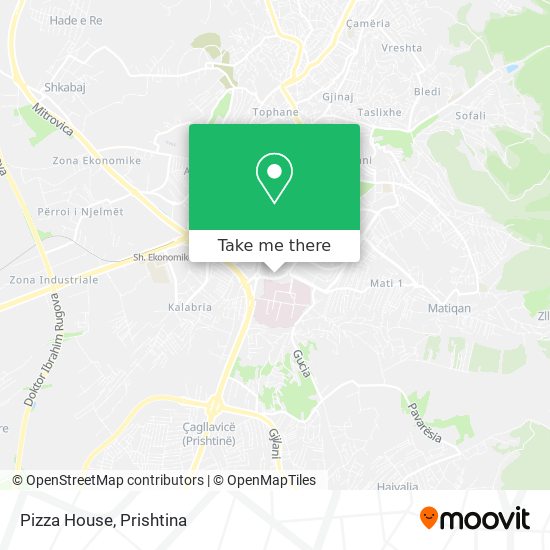 Pizza House mapa