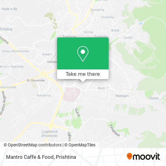 Mantro Caffe & Food map