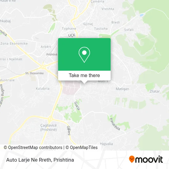Auto Larje Ne Rreth map