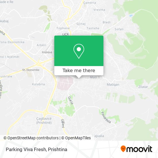 Parking Viva Fresh map