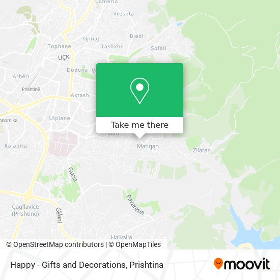 Happy - Gifts and Decorations mapa