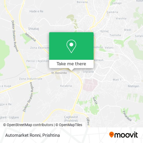 Automarket Ronni map