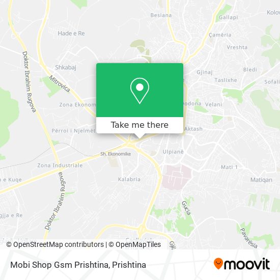 Mobi Shop Gsm Prishtina mapa