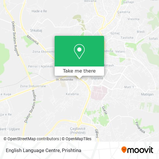 English Language Centre map