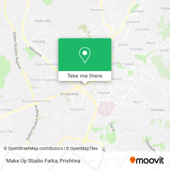 Make Up Studio Fatka map