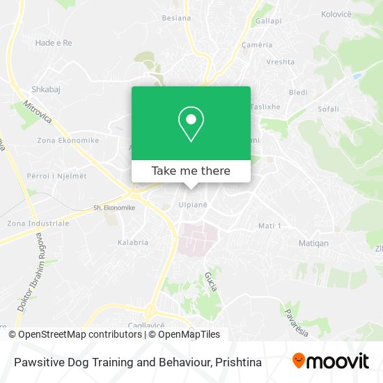 Pawsitive Dog Training and Behaviour map