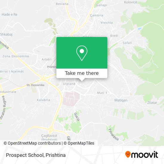 Prospect School map