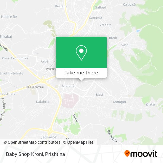 Baby Shop Kroni map