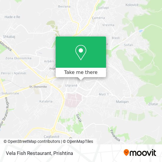 Vela Fish Restaurant map