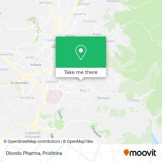 Dlondo Pharma map