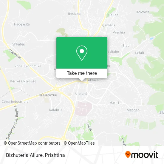 Bizhuteria Allure map