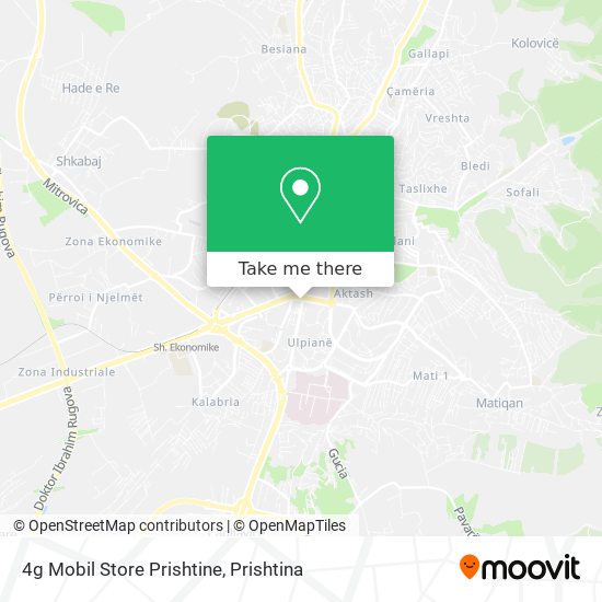 4g Mobil Store Prishtine map