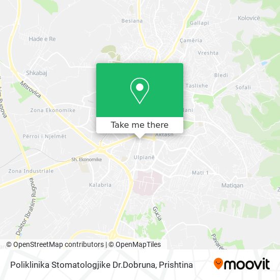 Poliklinika Stomatologjike Dr.Dobruna mapa