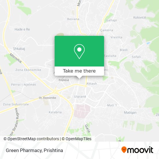 Green Pharmacy map