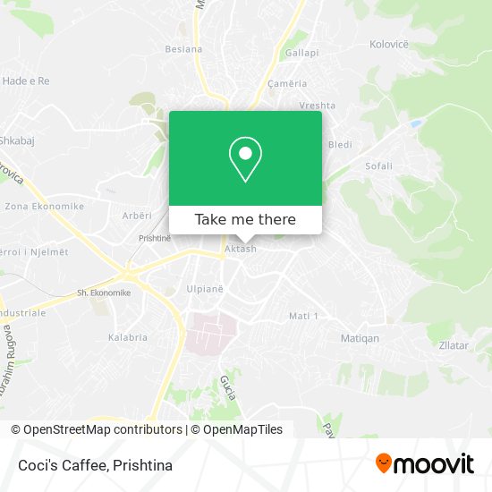 Coci's Caffee map