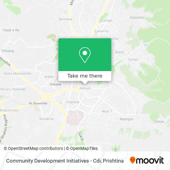 Community Development Initiatives - Cdi map