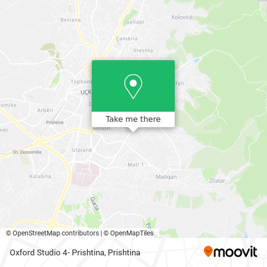 Oxford Studio 4- Prishtina mapa